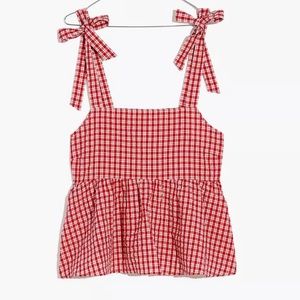 Madewell Rosalie Tie-Strap Top